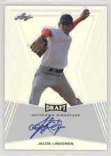 2014 Leaf Metal Draft Silver Prismatic Jacob Lindgren #BA-JL1 Auto 2a9