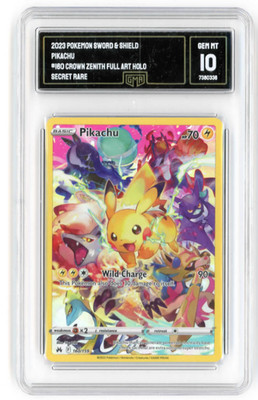 ポケモンカード ポケカ ピカチュウ プレシャス Pikachu 160/159 Pikachu 160/159 Pokemon Crown Zenith Secret Full Art Holo Gem Mint