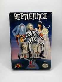Beetlejuice Nintendo NES  w/ Box & Sleeve No Manual