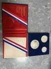 1976 3 Coin Set Silver PROOF Bi-Centennial Box & COA — photo 1