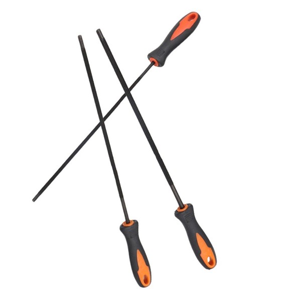 Motosierra Limas Redondas Molienda Exterior 4.0mm/4.8mm/5.5mm Limpieza Herramientas de Registro