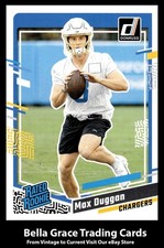 2023 Donruss Max Duggan #352 Los Angeles Chargers Rookie NFL Football 
