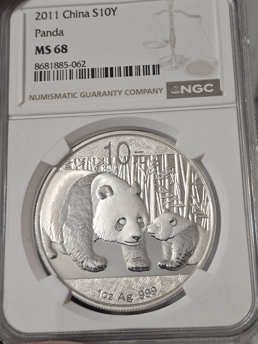 Chinese Panda MS 68 Grade Silver Bullion Coins for sale | eBay