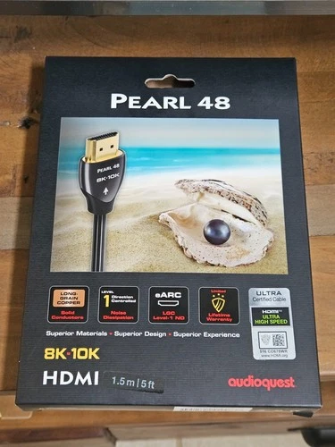 AudioQuest Pearl 48 8K-10K 48Gbps Ultra High Speed HDMI Cable - 5ft. (1.5m)