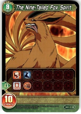 Naruto Boruto Special Edition Jumbo Card NB01-21-EB The Nine-Tailed Fox Spirit