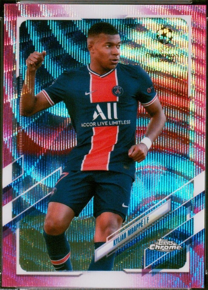 キリアン・エムバペ topps Chrome Kylian Mbappe 2020-21 Topps Chrome UEFA Champions League #95 Kylian Mbappe | eBay