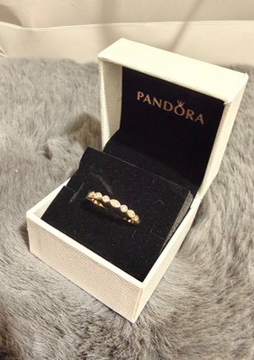Pandora 14K 585er Gold Ring! Rarität! Selten! Größe 54! Zirkonia