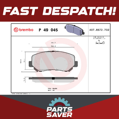 Brake Pads Set Front P49045 Brembo K0Y13323Z K0Y13328Z K0Y13328ZA K0Y13328ZB New