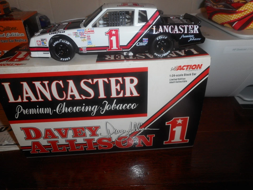 DAVEY ALLISON #1 LANCASTER TABACO DE MASCAR 1985 MONTECARLO ACCIÓN 1/24 CWCXRARO! Foto 2 de 4