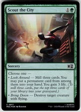 Scout the City Foil 817 Commander: Marvel Super Heroes Magic the Gathering