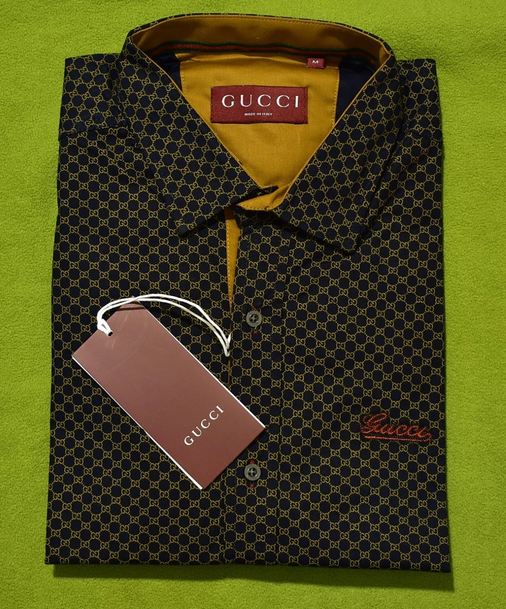 Gucci Regular Size 2XL Casual Button-Down Shirts for Men for sale