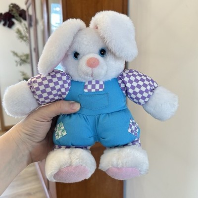 Vintage Avon Easter Peek-A-Bunny Rabbit 9'' Plush Stuffed Animal Animated