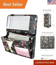 Spacious Waitress Organizer with Zipper Magnetic Closure for Professionals