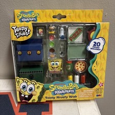 NEW Teeny Tinies SPONGE BOB SQUARE PANTS Mini Food Playset Dollhouse Miniatures