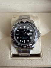 Rolex 116710LN Black GMT-MASTER II 40mm Box and Papers Rolex service 2023 Mint 