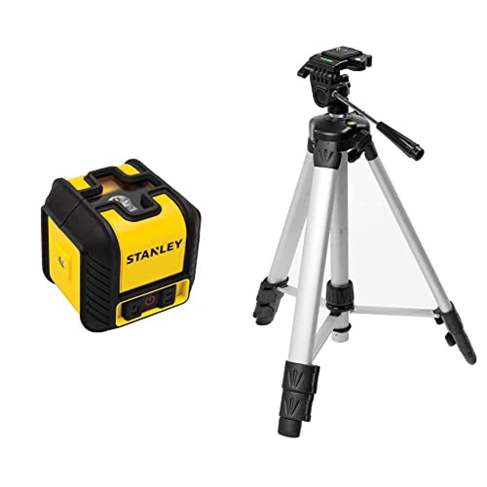 STANLEY STHT77498-1 Livella Laser, CUBIX, Croce & STANLEY 1-77-201 Treppiede fot