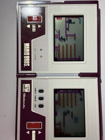 Nintendo Game & Watch Mario Bros. MW-56 Multi Screen Box & Manual Tested Working