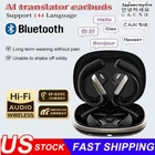 US Translation Earphone Real Time 144 Language Translator Bluetooth Earbuds