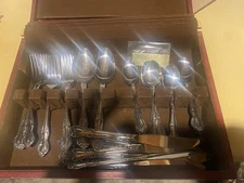 Easterling Stainless Steel Japan Silverware Flatwear 1958 Antique VTG Set 39 Pcs