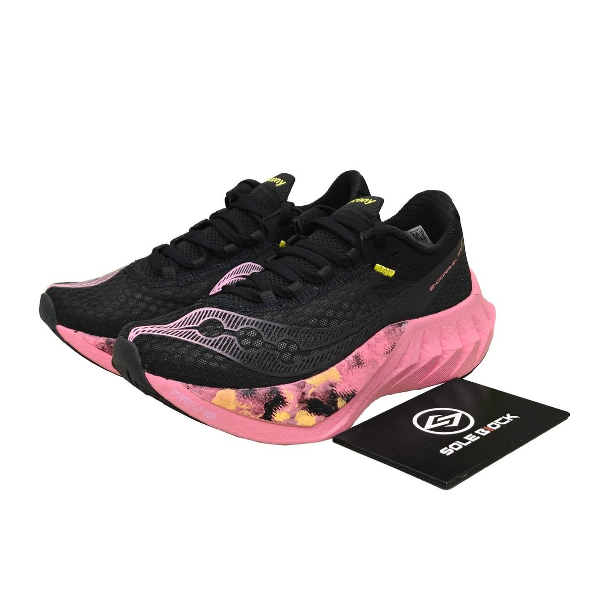 Saucony Men’s Hot Pink and Black Racing Shoes Saucony Running Shoe Endorphin Speed 5 - Black/Shock Pink main image 4