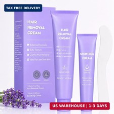 Hair Removal Cream, Facial Hair Removal Cream for Women with Soothing Cream