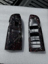 2010-2014 Silverado Sierra Window Switch Bezel Trim Carbon Fiber