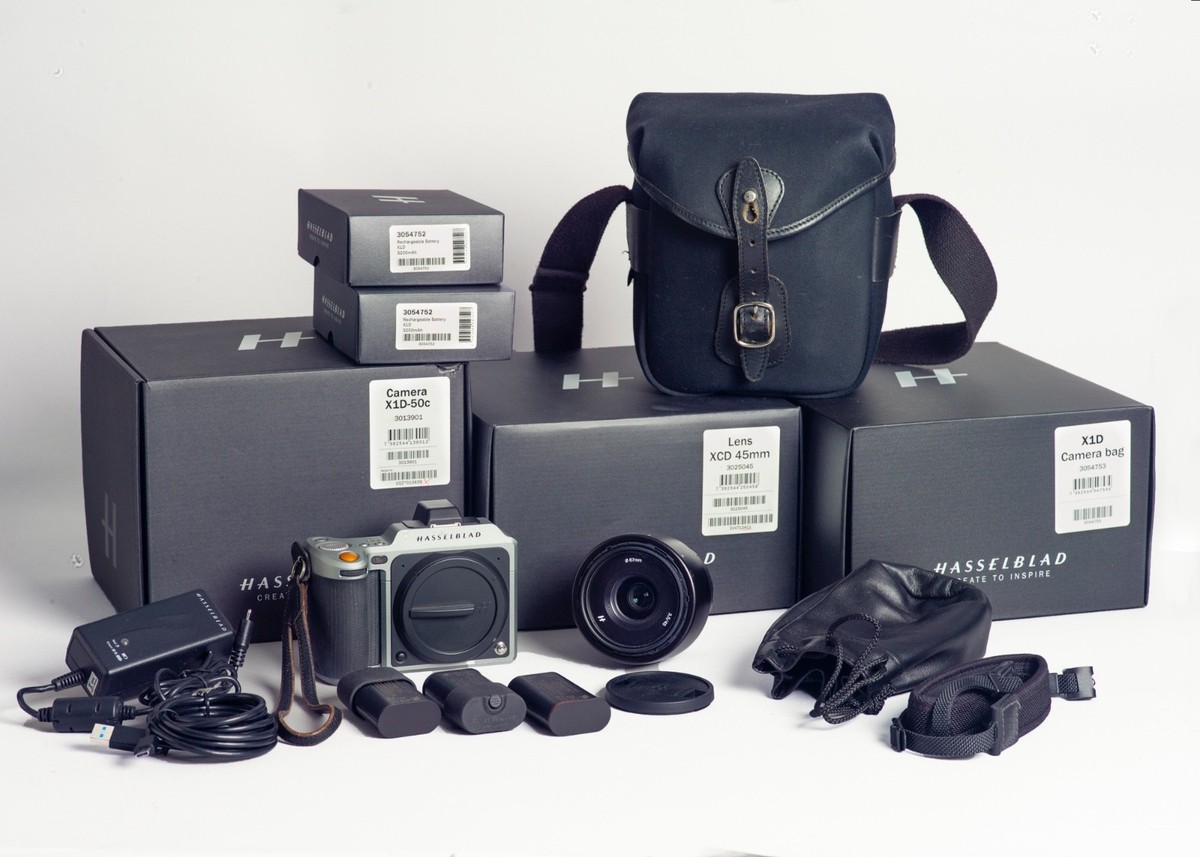 Hasselblad X1D 50c camera body, XCD 45mm F3.5 lens & Hasselblad