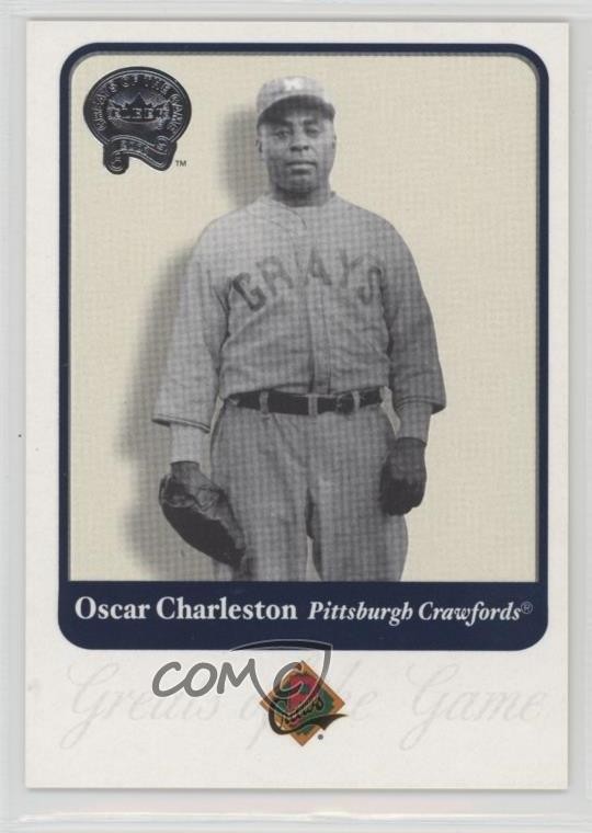 Oscar Charleston #137 Baseball Cards 2001 Fleer Greats of the Game trading card — raw and PSA graded price guide