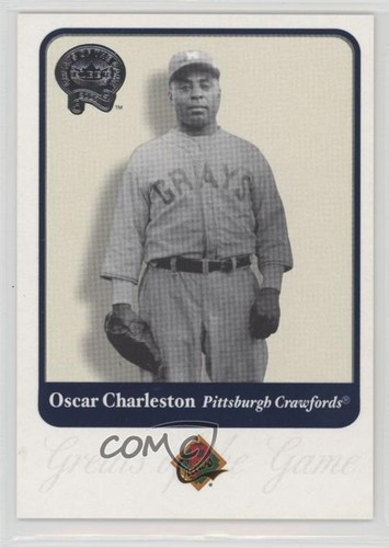 Oscar Charleston #137 2001 Fleer Greats of the Game card