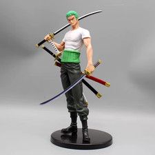 25cm in Anime One Piece Figure Roronoa Zoro Figure Statue Collect Model No Box