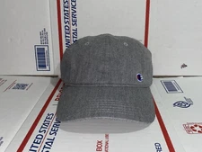 Champion Basic grey gray  Athletic Baseball Cap Dad Hat Sports Tennis running US
