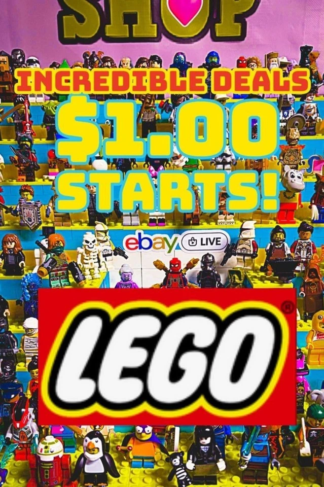 LEGO MINIFIGURE MANIA with $1.00 Starts AND RARE FINDS FOR EVERYONE