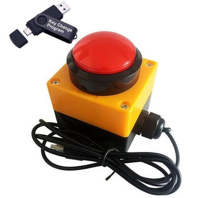 Boobysuu Programmable USB Macro Keyboard - Enter Key, Yellow