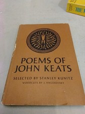 Poems of John Keats by Stanley Kunitz 1964 Woodcuts by Jacqu Hnizkoudsky