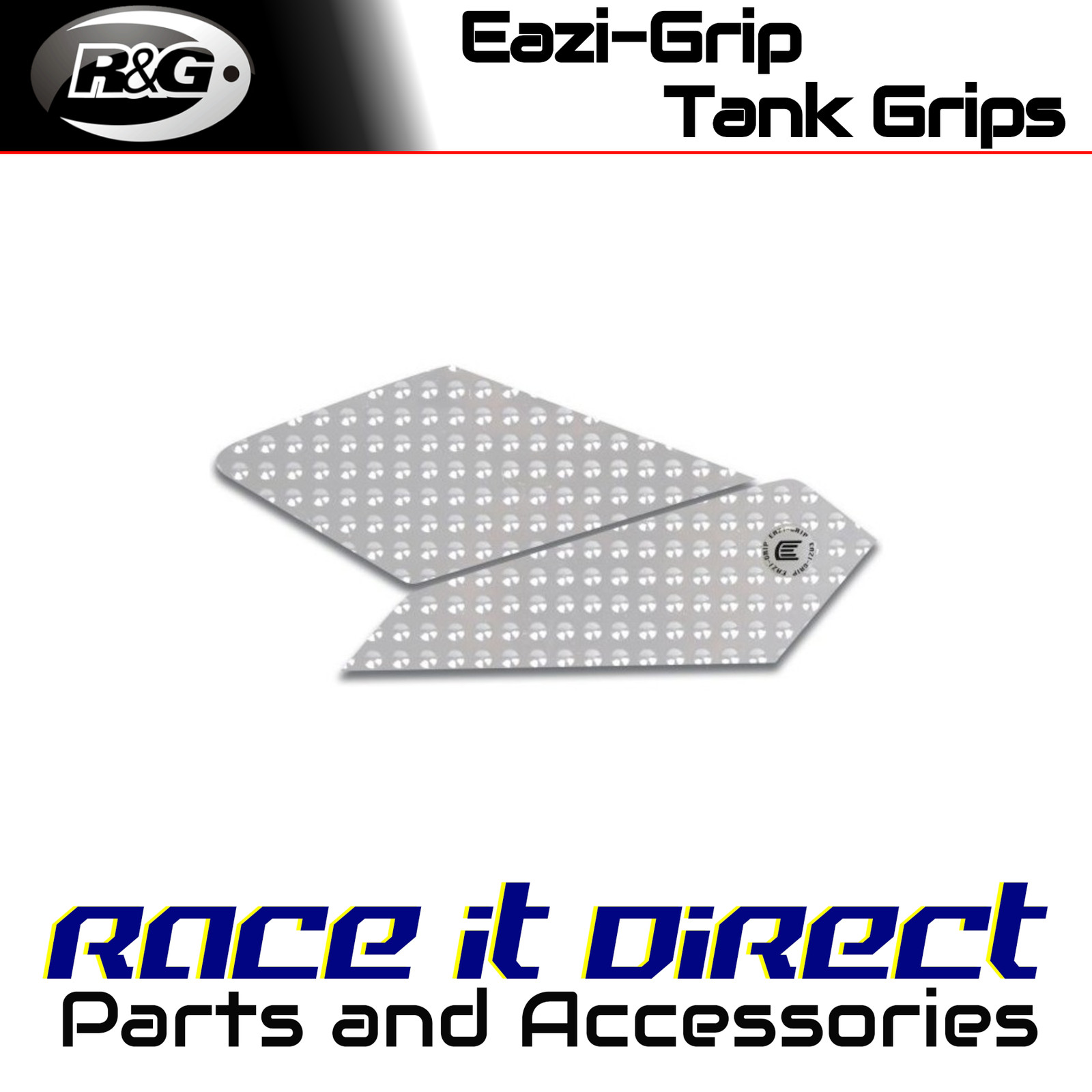 Eazi-Grip Tank Grips for Kawasaki ZX-4RR 2023-2026 EVO Clear Eazi-Grip