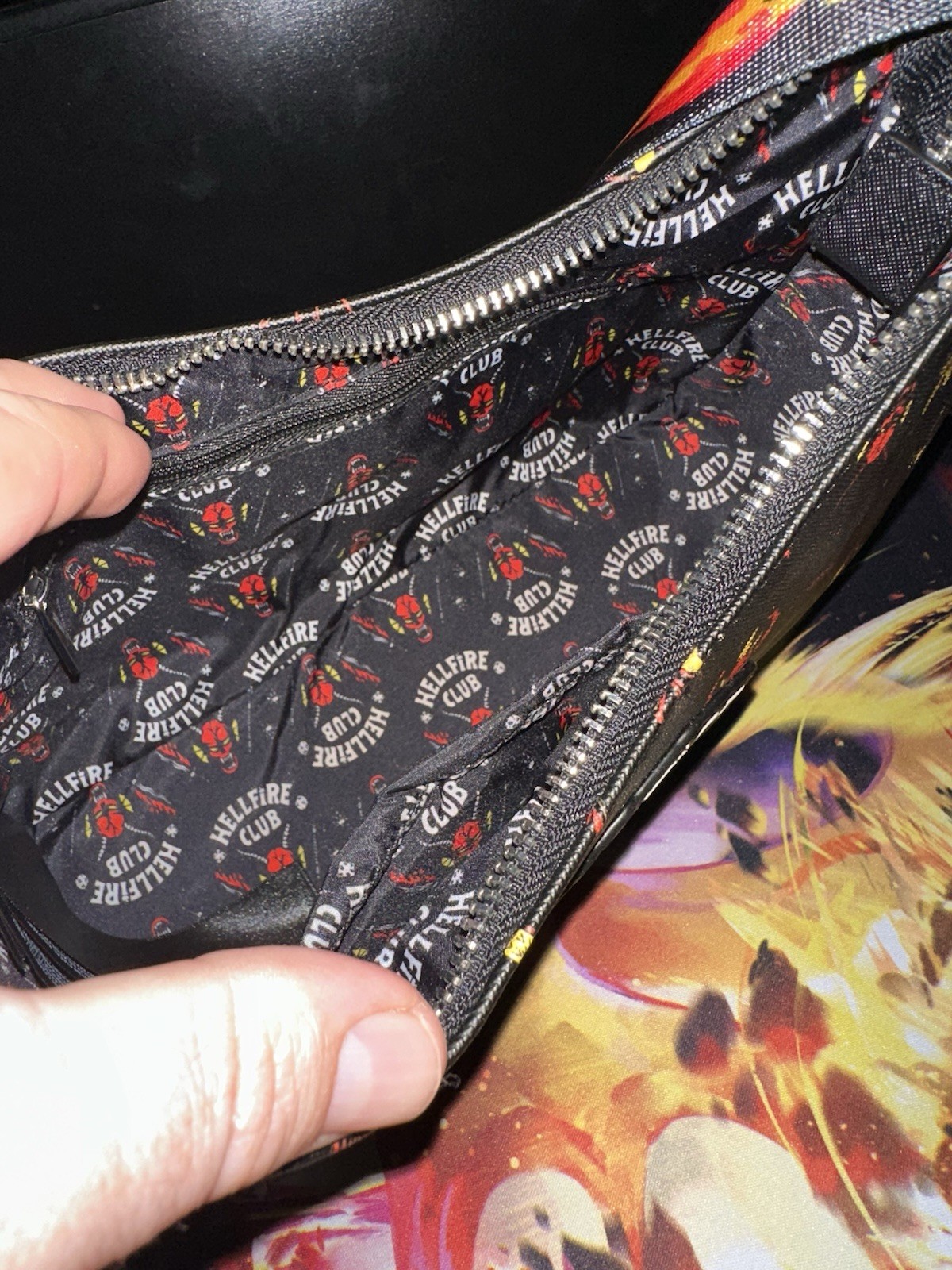 Loungefly Stranger Things Hellfire Crossbody Bag … - image 5