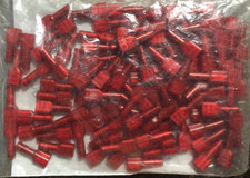 100 Pack 22-18 Gauge Female Quick Disconnect Spade Wire Connectors