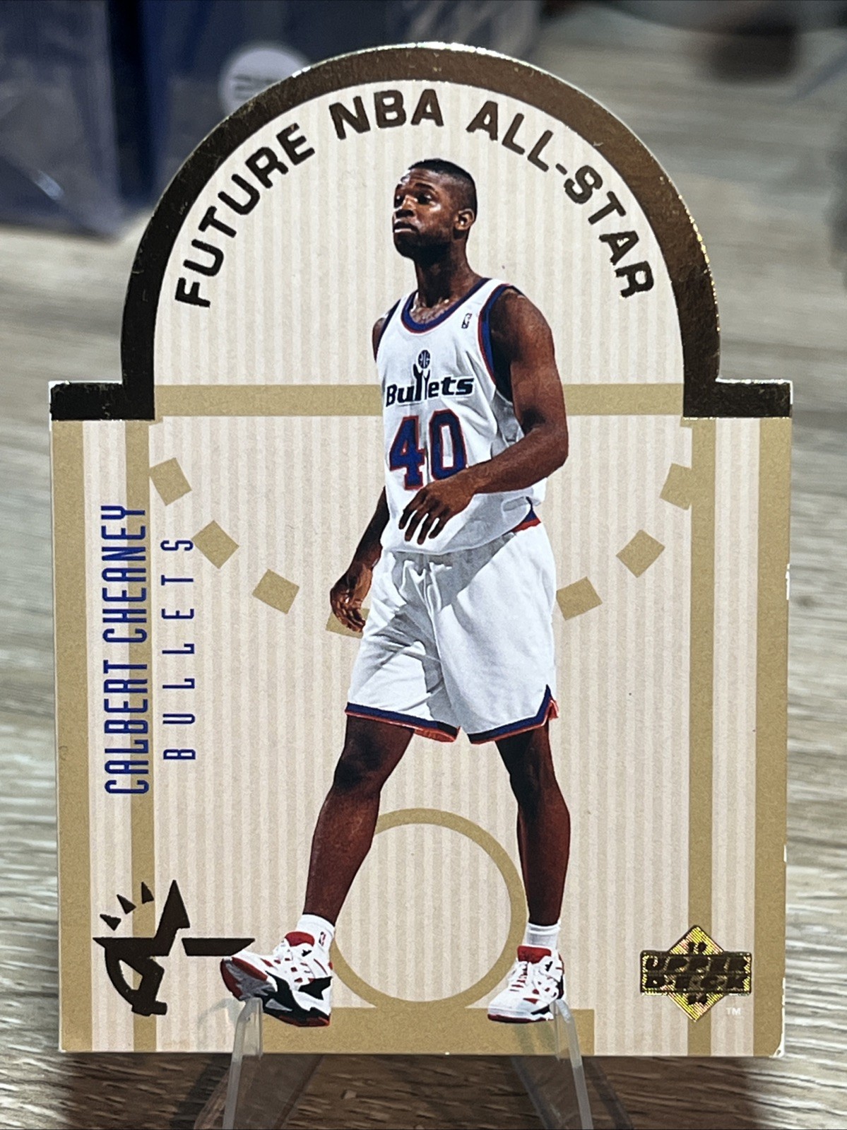 1993-94 Upper Deck Special Edition - Die-Cut All-Stars Calbert Cheaney #E15 (RC)