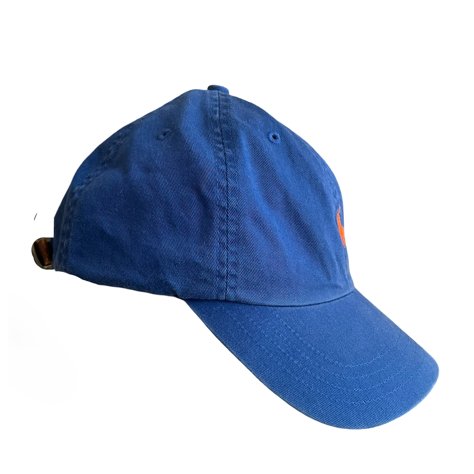 Cappello Polo Ralph Lauren berretto pelle cinturino schiena ricamo pony baseball uomo Knicks