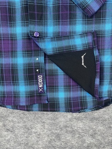 Dixxon Flannel Shirt Mens XL Metallica Ride The Lightning Long Sleeve Pearl Snap - Picture 3 of 9