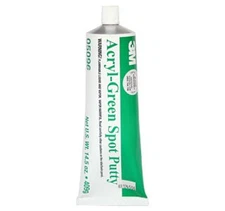 3M 05096 Acryl-Green Spot Putty, 14.5 oz. Tube