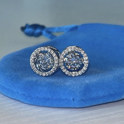 Dancing Stud Simulated Diamond Twinkle Earrings