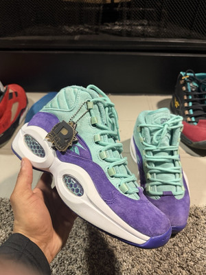 Reebok Question Men s  A Shoe About Crocus  Size 9