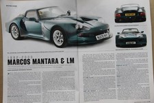 Original 2012 CC Buying Guide extracted mag article: 1994 MARCOS MANTARA &LM500