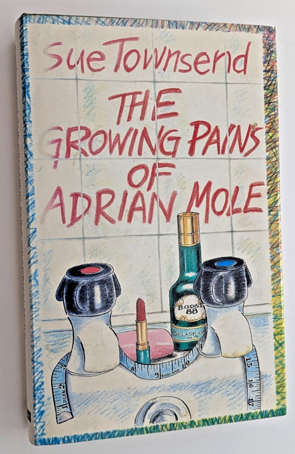 The Growing Pains of Adrian Mole  Sue Townsend, 1984 Hardback Book 1st Edition