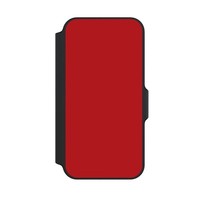 KlapphüLle FüR Apple Iphone 13 Mini Farbe Rot Einfarbig