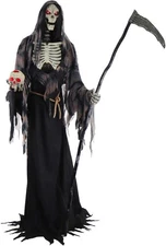 Haunted Hill Farm 7' Tall Rotting Reaper Motion-Activated Talking Animatronic