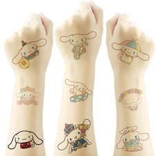 20 Sheets Cinnamoroll Temporary Tattoos, Birthday Party Small, Cinnamorol