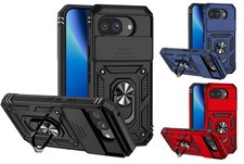 For Google Pixel 10a Camera Push Stand Hybrid Case Phone Cover