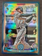 2019 Topps Gypsy Queen Cedric Mullins Chrome Refractor Blue Box Topper RC /150